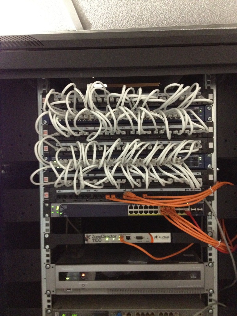 Much of my afternoon spent building a new primary school rack. Have you ever seen one as tidy as that?