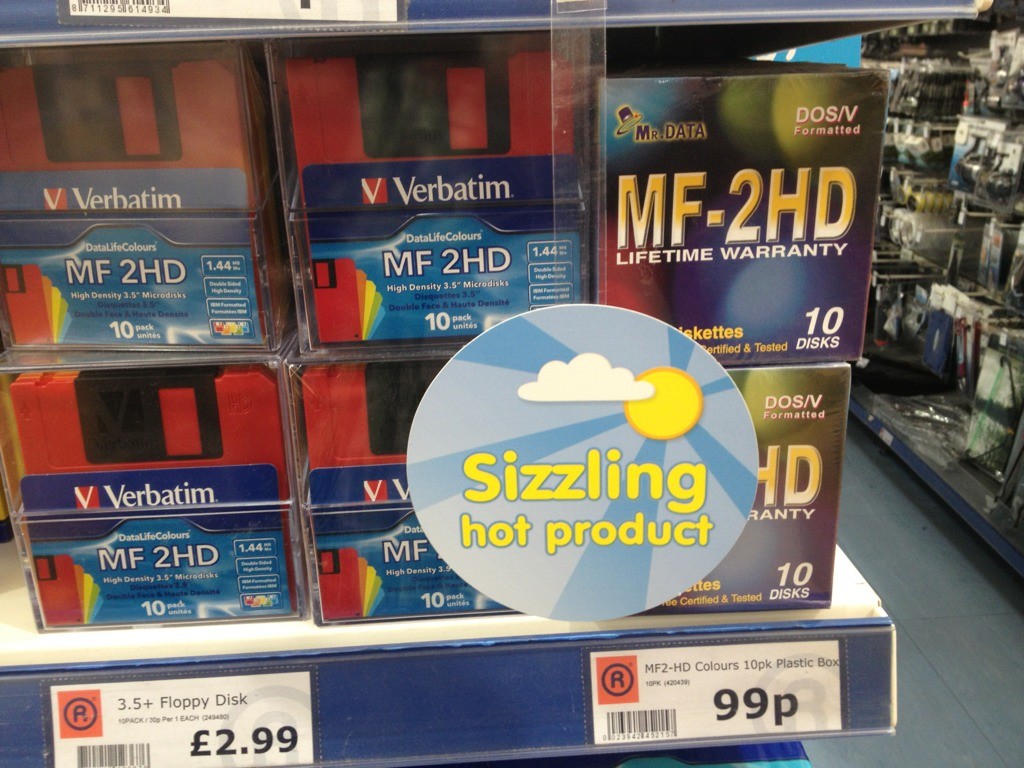 Sizzling hot product! DOS/V formatted floppy disks!