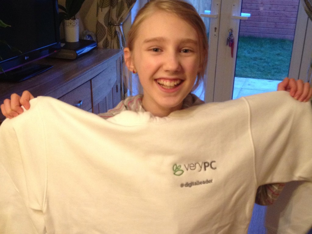 A very happy #DigitalLeader. Many thanks to @verypc & @colinwmccarthy for your random act of kindness. :-)