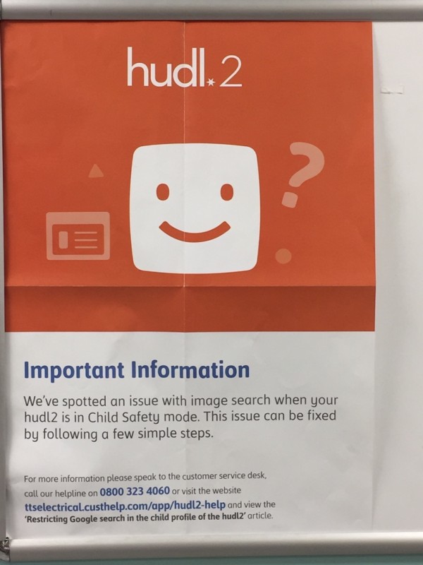 Useful info for hudl2 owners. #esafety